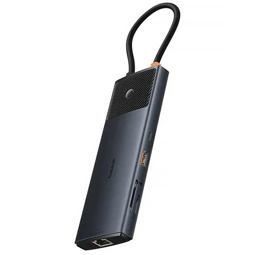 USB Hub Baseus B00061800123-01 Metal Gleam II OS, Чорний - № 4 USB Hub Baseus B00061800123-01 Metal Gleam II OS, Чорний - № 4