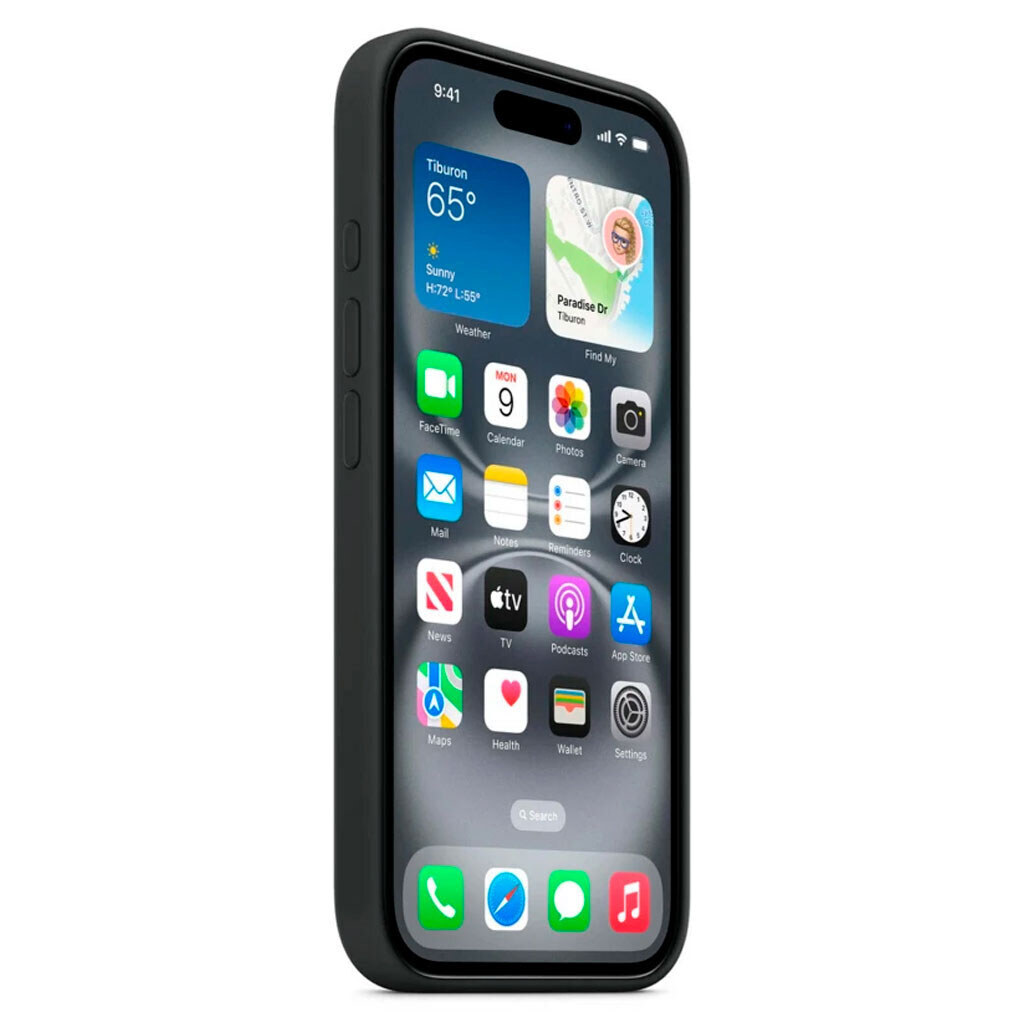 Чехол (накладка) Apple iPhone 17, Original Silicon Case, MagSafe, Черный - № 2 Чехол (накладка) Apple iPhone 17, Original Silicon Case, MagSafe, Черный - № 2
