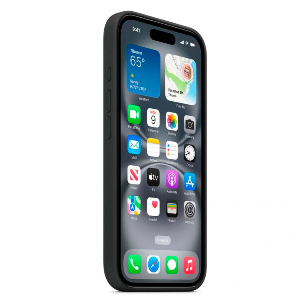 Чехол (накладка) Apple iPhone 17 Pro, Original Silicon Case, MagSafe, Черный - № 3 Чехол (накладка) Apple iPhone 17 Pro, Original Silicon Case, MagSafe, Черный - № 3