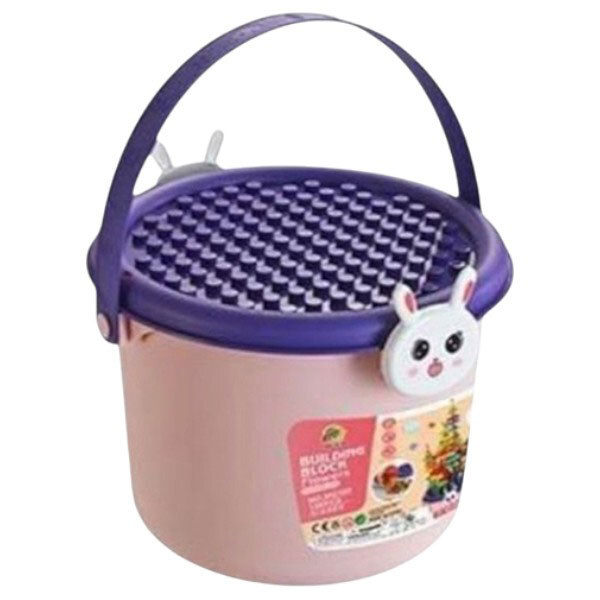 Конструктор "Цветущая поляна", 156 деталей, наклейки, в ведре, CHAO QI XIA - № 2 Конструктор "Цветущая поляна", 156 деталей, наклейки, в ведре, CHAO QI XIA - № 2