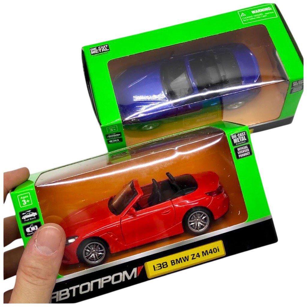Машинка металева 1:38 "BMW Z4 M40i", Автопром - № 2 Машинка металева 1:38 "BMW Z4 M40i", Автопром - № 2