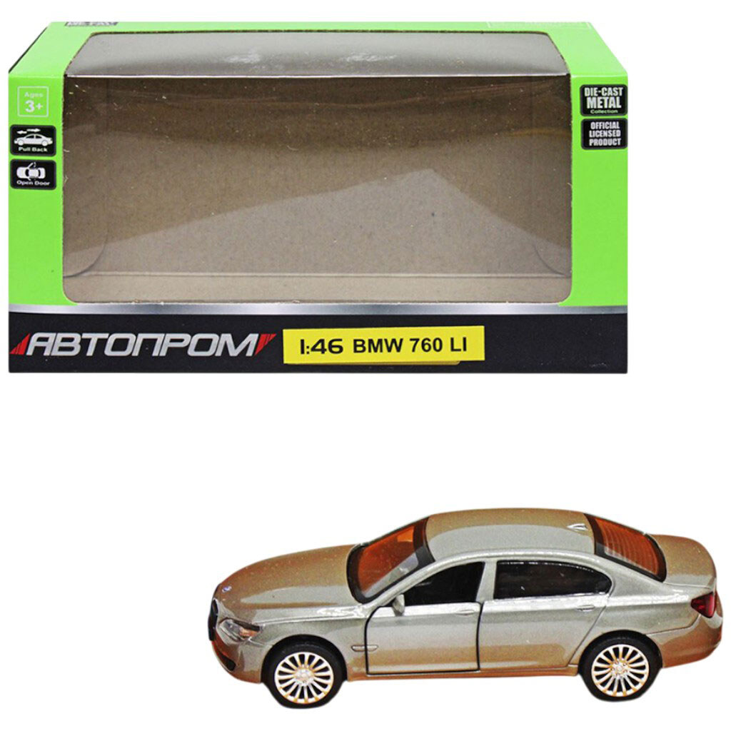 Машинка металлическая "BMW 750LI", Автопром - № 1 Машинка металлическая "BMW 750LI", Автопром - № 1
