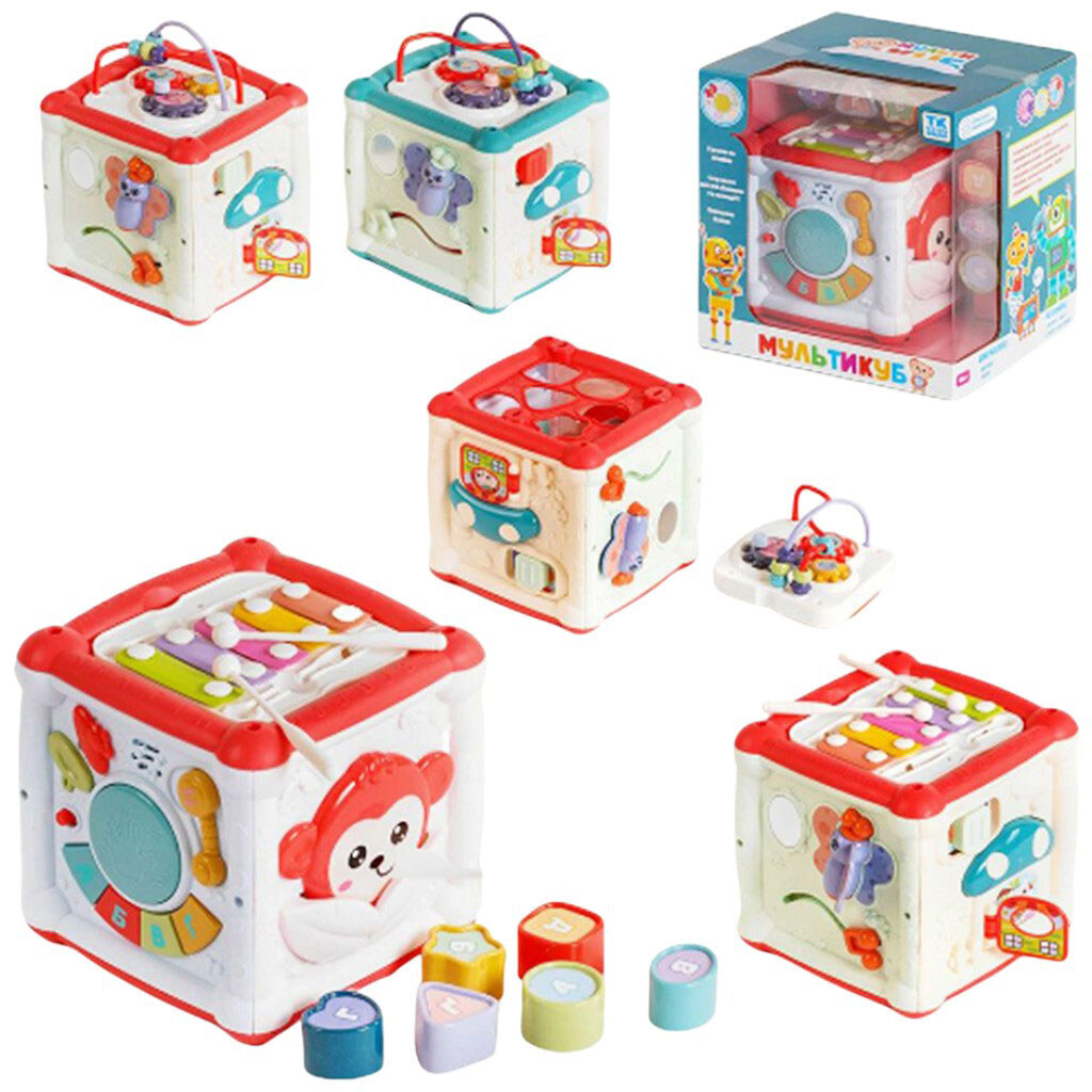 Мультикуб, украинская озвучка, изучение букв, форм, цветов, песни, сортер, в коробке, Tk Group - № 2 Мультикуб, украинская озвучка, изучение букв, форм, цветов, песни, сортер, в коробке, Tk Group - № 2