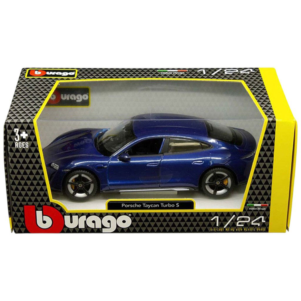 Автомодель "PORSCHE TAYCAN TURBO S", ассорт. синій, білий, 1:24, Bburago - № 3 Автомодель "PORSCHE TAYCAN TURBO S", ассорт. синій, білий, 1:24, Bburago - № 3