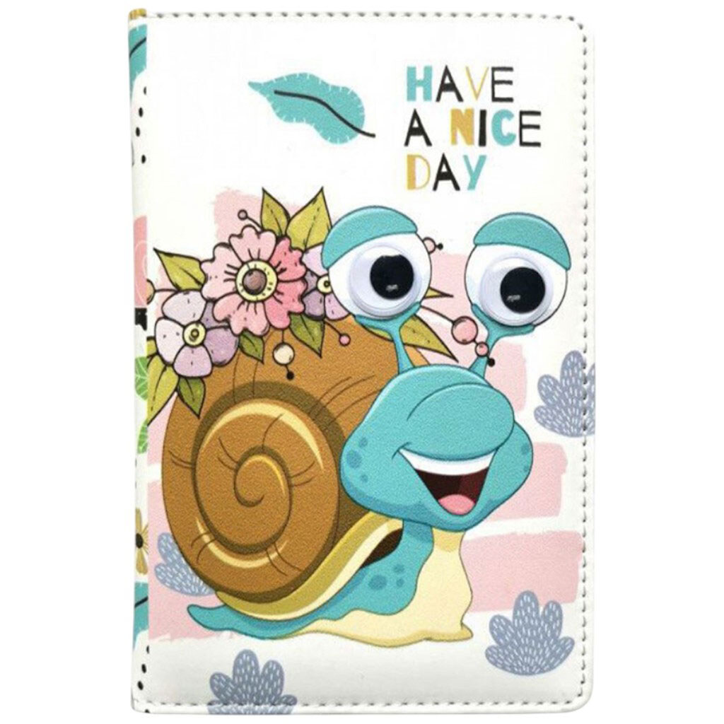 Блокнот, Кожзам, "Равлик", А6, 64аркуші, Fresh - № 1 Блокнот, Кожзам, "Равлик", А6, 64аркуші, Fresh - № 1