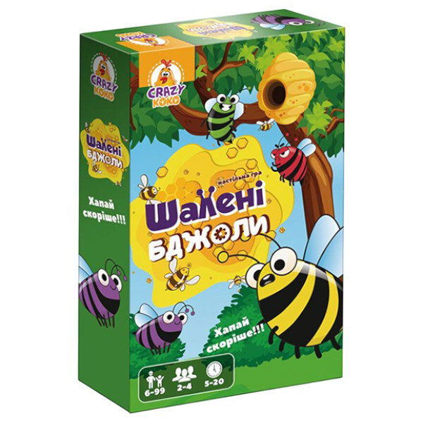 Игра настольная развлекательная "Безумные пчелы", Vladi Toys - № 1 Игра настольная развлекательная "Безумные пчелы", Vladi Toys - № 1