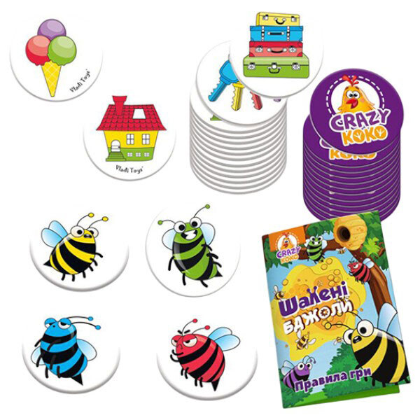 Игра настольная развлекательная "Безумные пчелы", Vladi Toys - № 3 Игра настольная развлекательная "Безумные пчелы", Vladi Toys - № 3