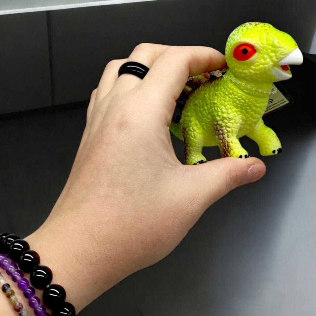 Іграшка "Динозаврик", гумовий, 10 см, мікс видів, Mic - № 2 Іграшка "Динозаврик", гумовий, 10 см, мікс видів, Mic - № 2