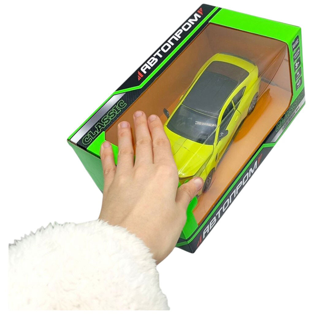 Игрушка машина металлическая 1:24 "BMW M4", батар., свет, звук, откр. двери, Автопром - № 3 Игрушка машина металлическая 1:24 "BMW M4", батар., свет, звук, откр. двери, Автопром - № 3