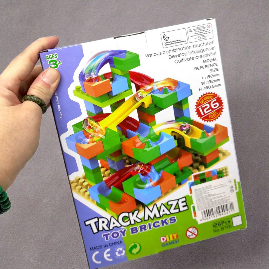 Конструктор, трек з кулькою, 126 дет., кор.23, 8x4, 8x18, 3 см, Acc - № 3 Конструктор, трек з кулькою, 126 дет., кор.23, 8x4, 8x18, 3 см, Acc - № 3