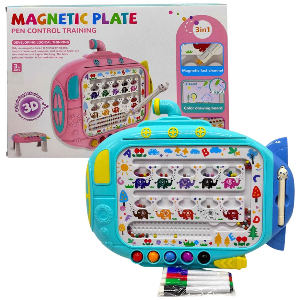 Магнітна гра, магнітний стилус, магнітна риболовля, дошка пиши-стирай, 4 маркери, Mic - № 1 Магнітна гра, магнітний стилус, магнітна риболовля, дошка пиши-стирай, 4 маркери, Mic - № 1