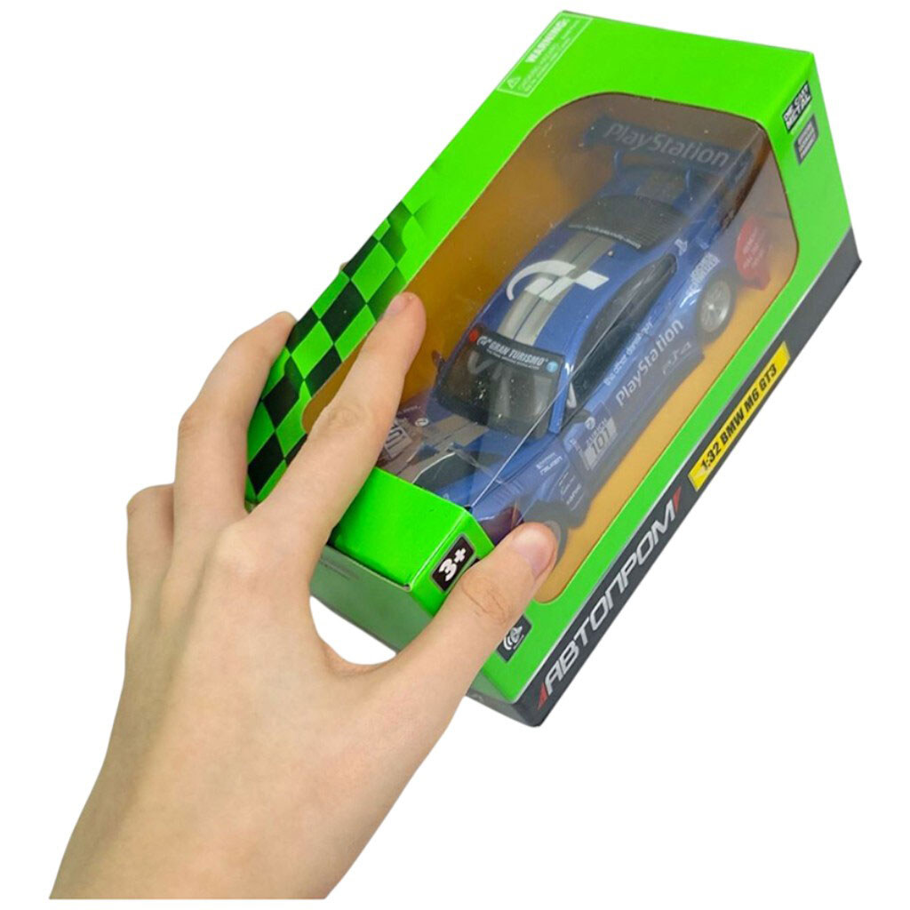 Машина металева 1:32 "BMW M6 GT3", батар., світло, звук, відкр. двері, Автопром - № 2 Машина металева 1:32 "BMW M6 GT3", батар., світло, звук, відкр. двері, Автопром - № 2