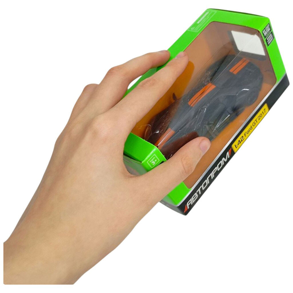 Машина металева 1:42 "Ford GT", відкр. двері, короб. 14, 5x6, 5x7см, Автопром - № 3 Машина металева 1:42 "Ford GT", відкр. двері, короб. 14, 5x6, 5x7см, Автопром - № 3