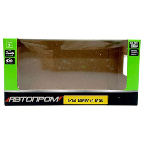 Машина металева "BMW I4 M50", відкр. двері, Автопром - № 2 Машина металева "BMW I4 M50", відкр. двері, Автопром - № 2