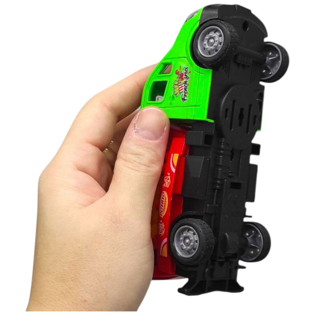 Машинка с металлической кабиной "STREET FOOD", Автопром - № 3 Машинка с металлической кабиной "STREET FOOD", Автопром - № 3