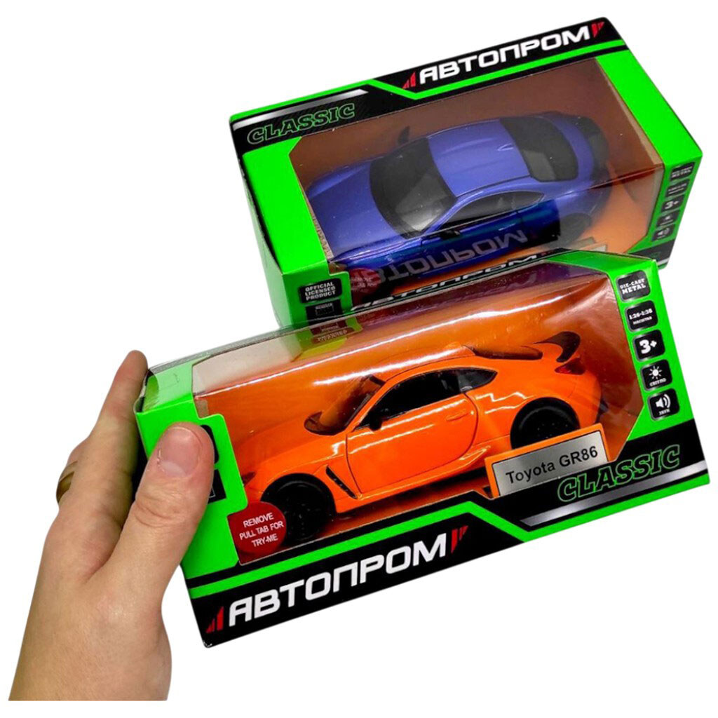 Машинка металева "Toyota GR86", Автопром - № 2 Машинка металева "Toyota GR86", Автопром - № 2