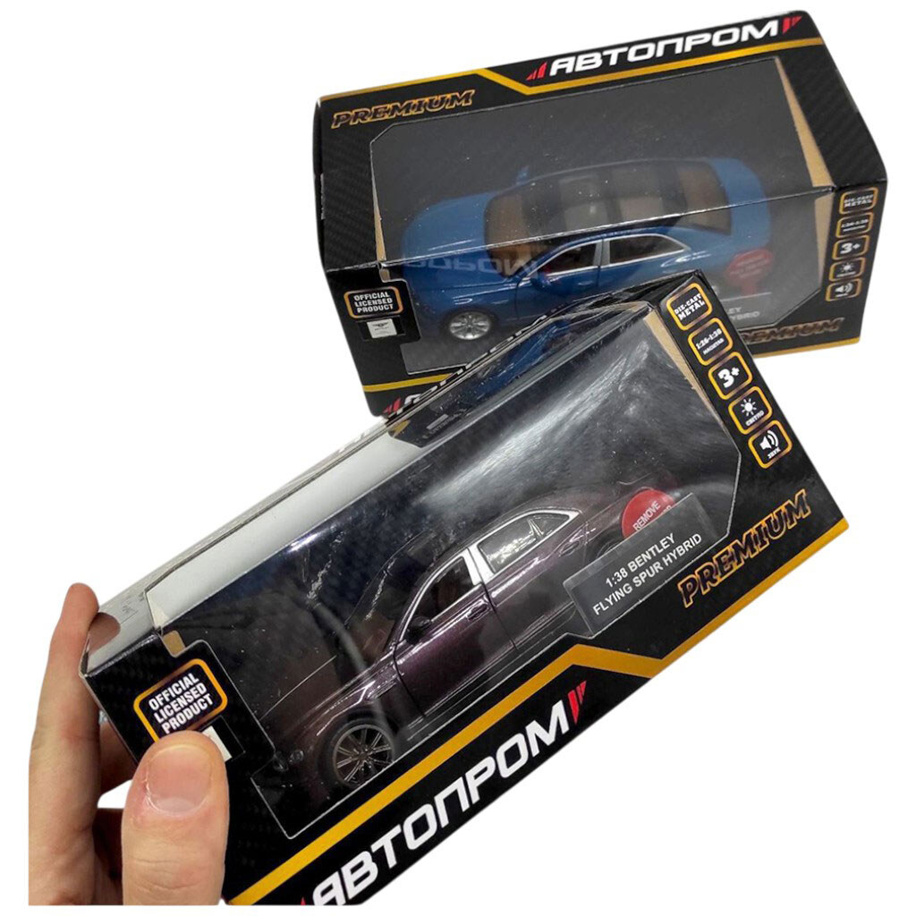 Машинка металева 1:38 Bentley Flying Spur Hybrid, Автопром - № 2 Машинка металева 1:38 Bentley Flying Spur Hybrid, Автопром - № 2