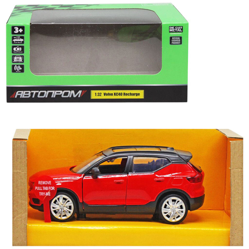 Машинка металева "Volvo XC40", Автопром - № 1 Машинка металева "Volvo XC40", Автопром - № 1