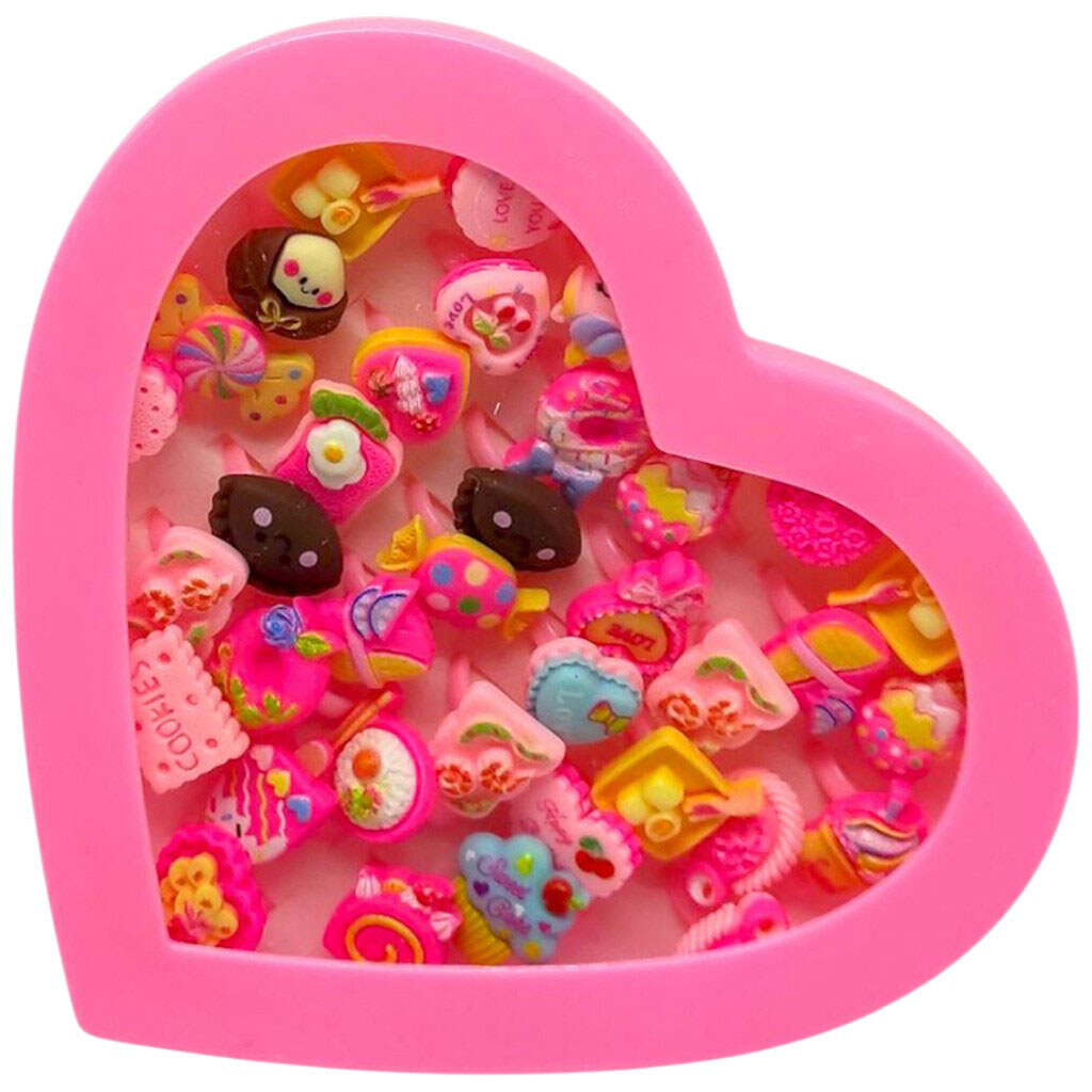 Набор детских колец, 36 шт, ВИД 1, Mic - № 1 Набор детских колец, 36 шт, ВИД 1, Mic - № 1