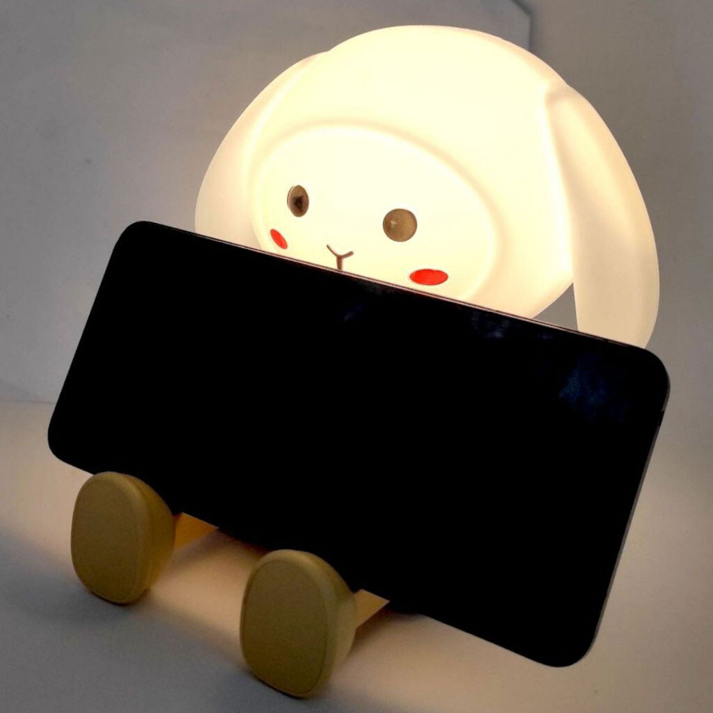 Нічник-підставка для смартфона "Зайчик космонавт", Mic - № 2 Нічник-підставка для смартфона "Зайчик космонавт", Mic - № 2