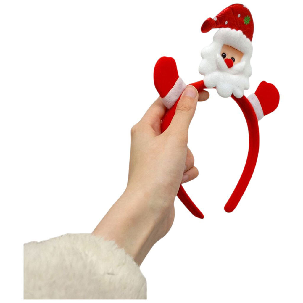 Новорічні обручі "Санта", 21 см, Mic - № 2 Новорічні обручі "Санта", 21 см, Mic - № 2