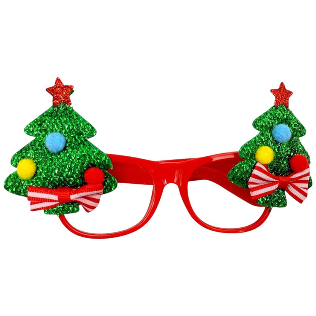 Новорічні окуляри "Ялинки", 9 см, Mic - № 1 Новорічні окуляри "Ялинки", 9 см, Mic - № 1