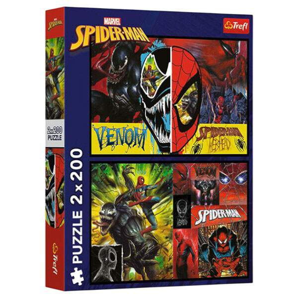 Пазлы 2в1, 200 эл "Человек-паук: День и ночь", Trefl - № 1 Пазлы 2в1, 200 эл "Человек-паук: День и ночь", Trefl - № 1