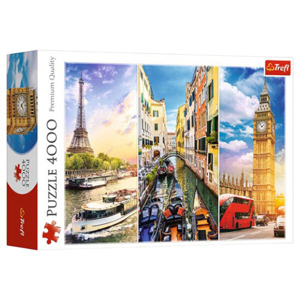Пазли 4000 ел, "Подорож по Європі", Trefl - № 1 Пазли 4000 ел, "Подорож по Європі", Trefl - № 1