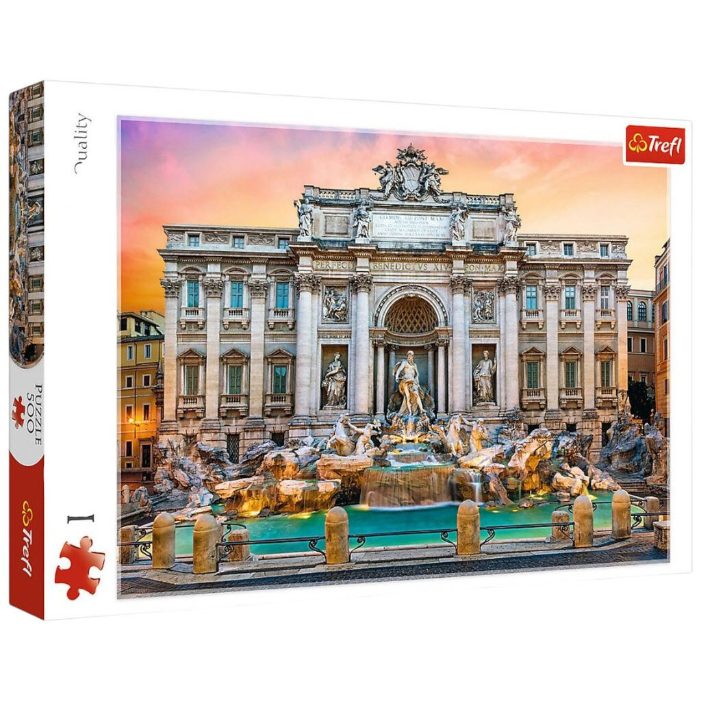 Пазлы "Фонтан Треви", 500 элементов, Trefl - № 1 Пазлы "Фонтан Треви", 500 элементов, Trefl - № 1