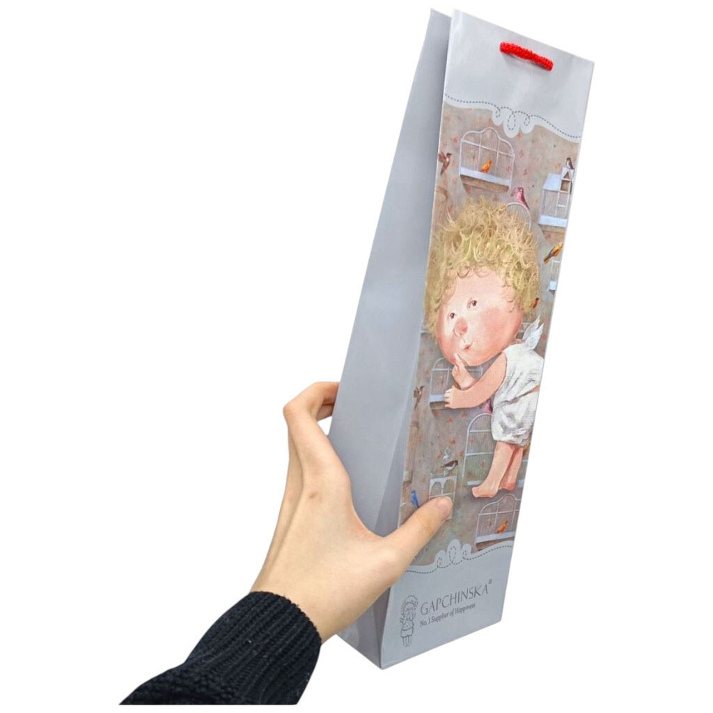 Пакет паперовий 11.5x37x8.5, Bourgeois - № 2 Пакет паперовий 11.5x37x8.5, Bourgeois - № 2