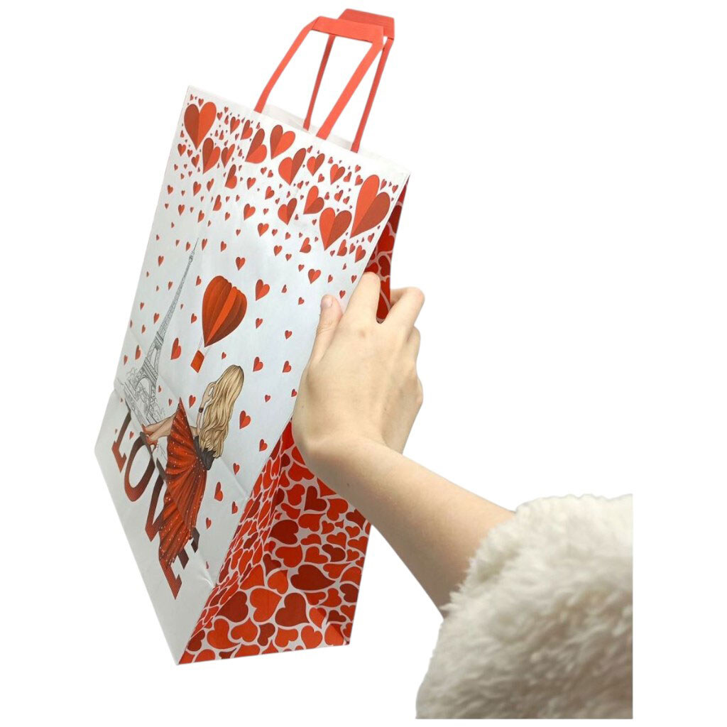 Пакет бумажный с ручками 38х32см Крафт, ВИД 3, Bourgeois - № 2 Пакет бумажный с ручками 38х32см Крафт, ВИД 3, Bourgeois - № 2