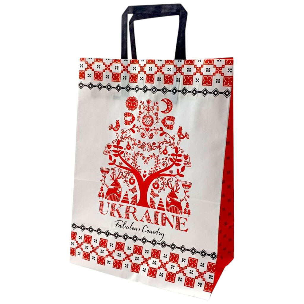 Пакет бумажный с ручками Крафт 25х15х34, 5, Bourgeois - № 1 Пакет бумажный с ручками Крафт 25х15х34, 5, Bourgeois - № 1