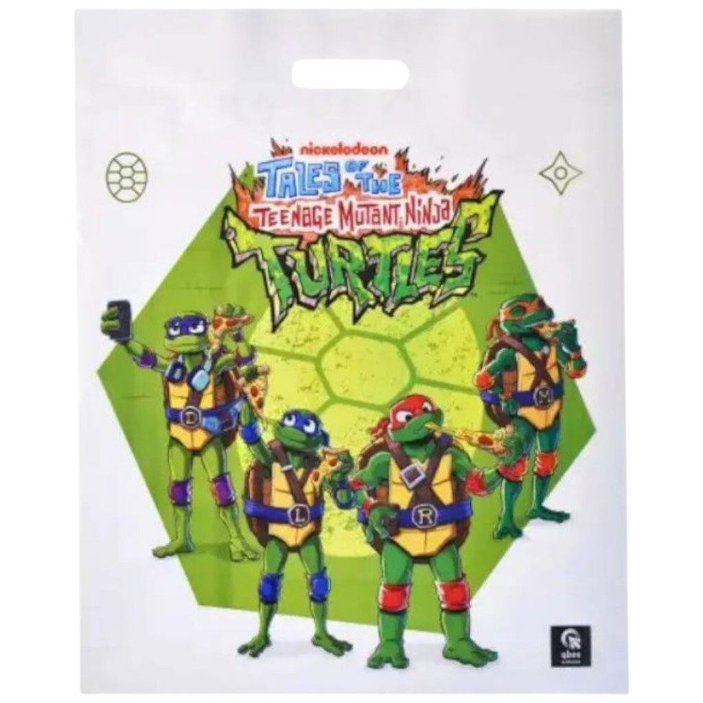 Пакет поліетиленовий, L, "Черепашки Ніндзя", 50x40 см, Qbee - № 1 Пакет поліетиленовий, L, "Черепашки Ніндзя", 50x40 см, Qbee - № 1
