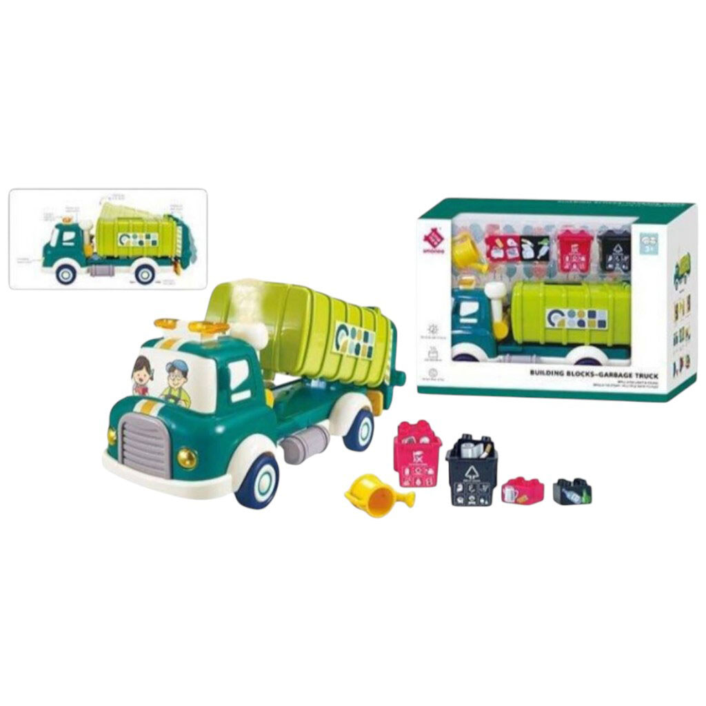 Спецтехника инерция, подсветка, звуки, парогенерация, движущиеся элементы, конструктор, на батарейках, в коробке, Smoneo - № 2 Спецтехника инерция, подсветка, звуки, парогенерация, движущиеся элементы, конструктор, на батарейках, в коробке, Smoneo - № 2