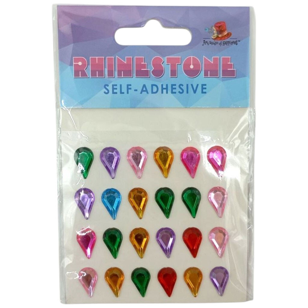 Стрази самоклеючі, 1, 8x1, 3см, 24шт., Art Studio Of Happiness - № 1 Стрази самоклеючі, 1, 8x1, 3см, 24шт., Art Studio Of Happiness - № 1