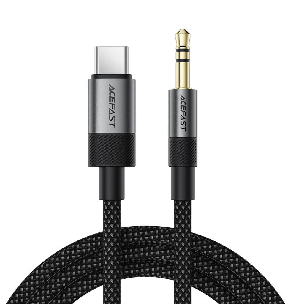 AUX кабель AceFast J11, Type-C, 1.0 м., Черный - № 3 AUX кабель AceFast J11, Type-C, 1.0 м., Черный - № 3