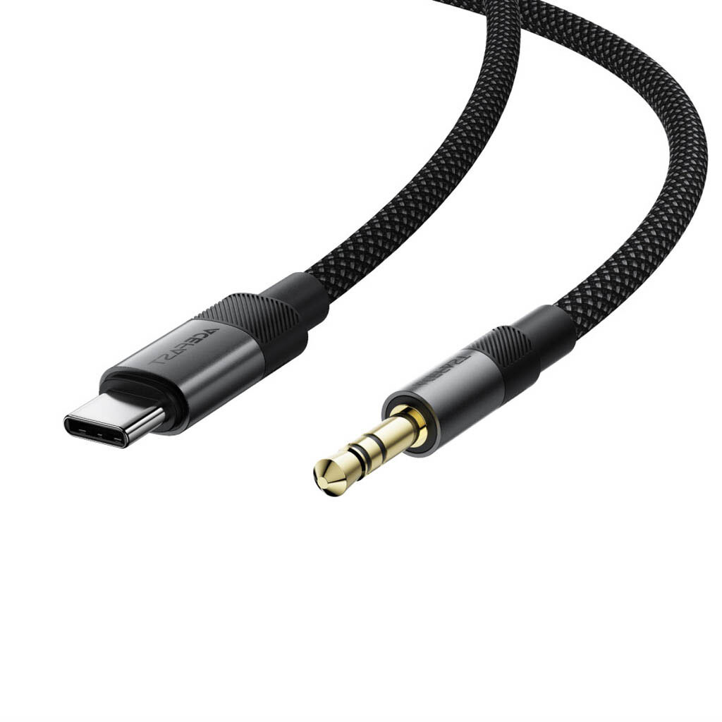 AUX кабель AceFast J11, Type-C, 1.0 м., Черный - № 4 AUX кабель AceFast J11, Type-C, 1.0 м., Черный - № 4