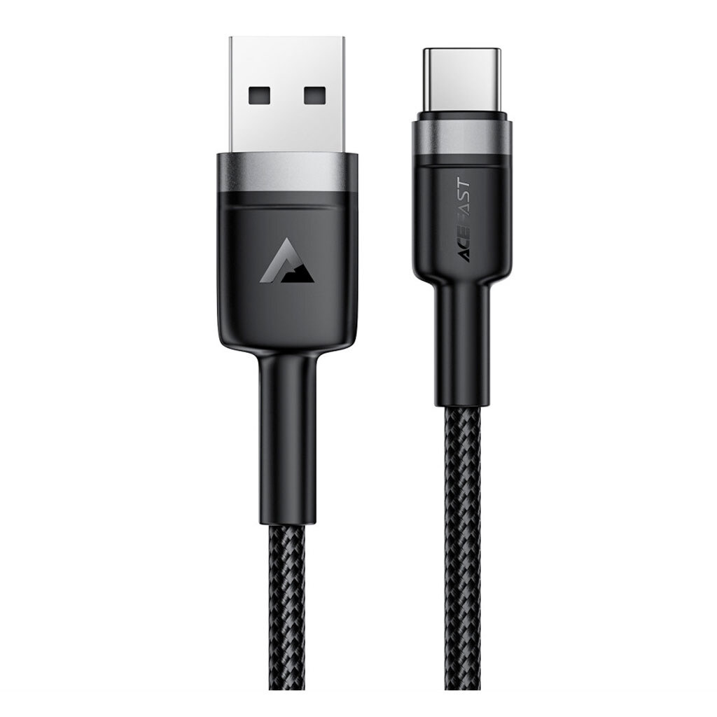 USB кабель AceFast C22-04, Type-C, 1.2 м., Черный - № 1 USB кабель AceFast C22-04, Type-C, 1.2 м., Черный - № 1