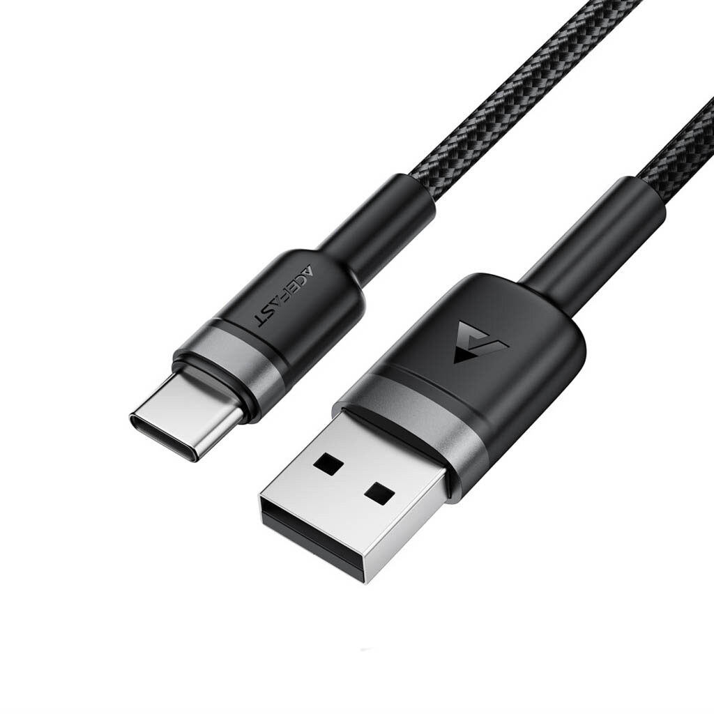 USB кабель AceFast C22-04, Type-C, 1.2 м., Черный - № 2 USB кабель AceFast C22-04, Type-C, 1.2 м., Черный - № 2