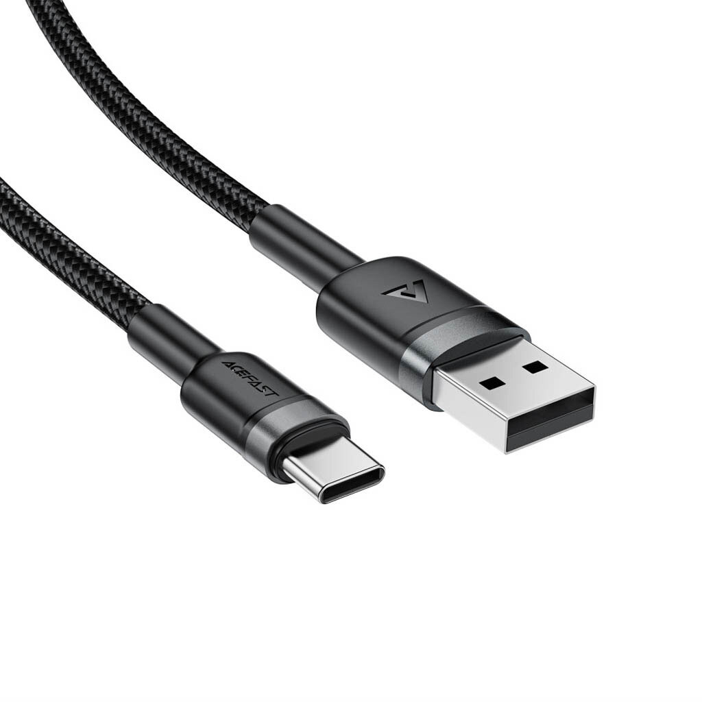 USB кабель AceFast C22-04, Type-C, 1.2 м., Черный - № 3 USB кабель AceFast C22-04, Type-C, 1.2 м., Черный - № 3