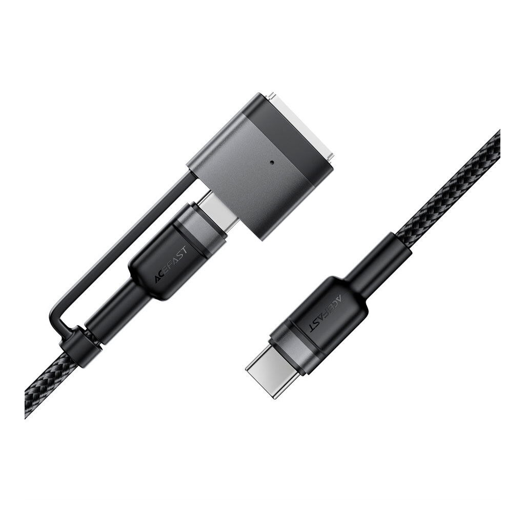 USB кабель AceFast C22-05, Type-C, MagSafe 3, 1.2 м., Чорний - № 1 USB кабель AceFast C22-05, Type-C, MagSafe 3, 1.2 м., Чорний - № 1