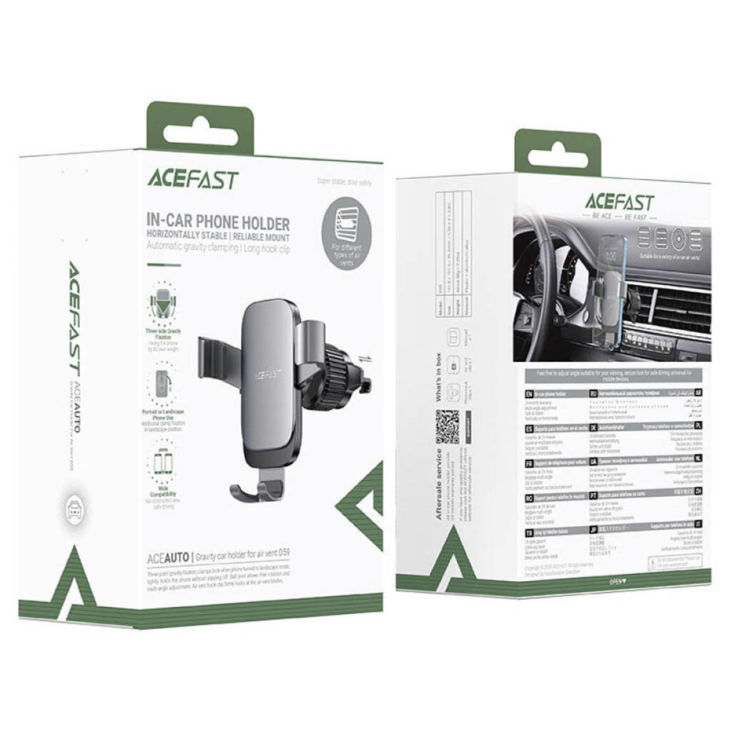 Тримач (Холдер) AceFast D59 Gravity, Сірий - № 8 Тримач (Холдер) AceFast D59 Gravity, Сірий - № 8