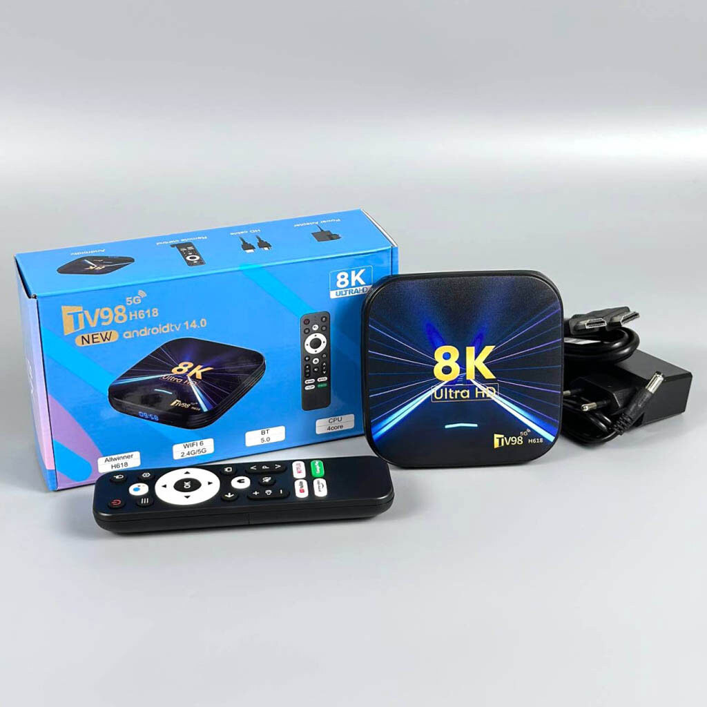 TV-Приставка TV98 H618, Черный - № 9 TV-Приставка TV98 H618, Черный - № 9