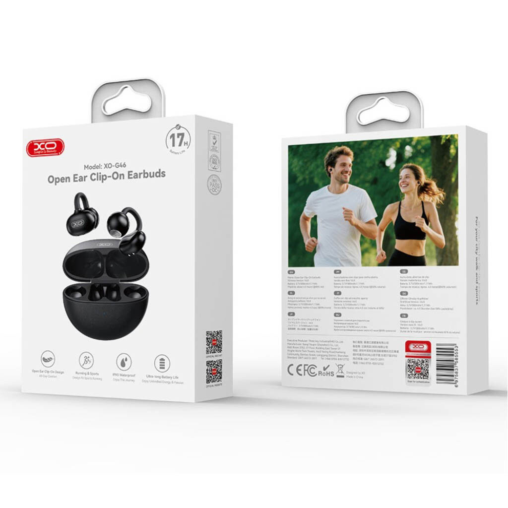 Bluetooth-гарнитура XO G46, Стерео, Черный - № 9 Bluetooth-гарнитура XO G46, Стерео, Черный - № 9