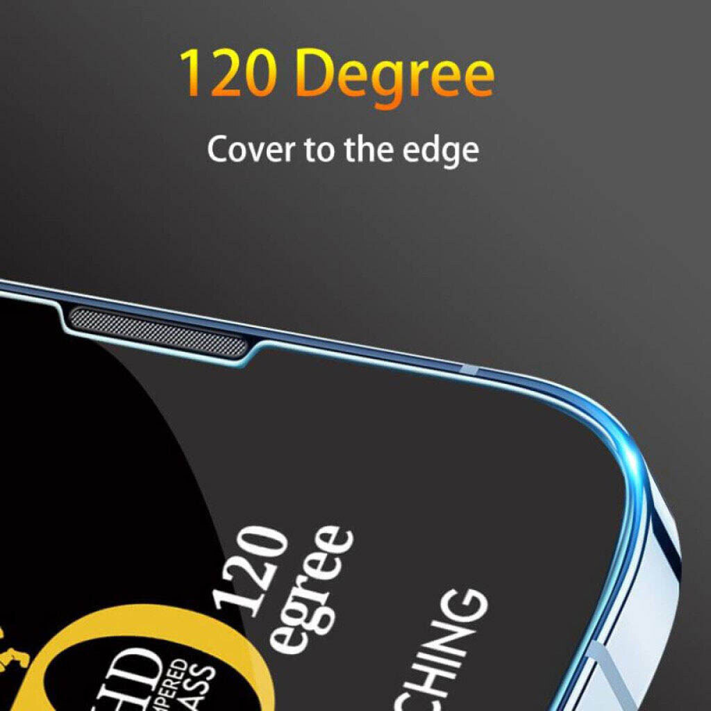 Захисне скло Apple iPhone 17 Pro, Plus Glass, 6D, Чорний - № 8 Захисне скло Apple iPhone 17 Pro, Plus Glass, 6D, Чорний - № 8
