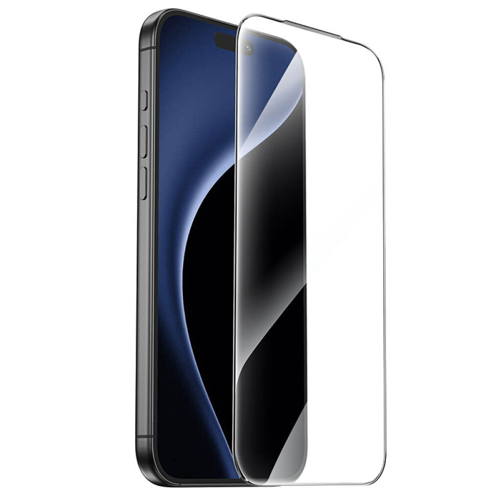 Захисне скло Apple iPhone 16 Pro, Hoco A888 Pro Bear, Чорний - № 2 Захисне скло Apple iPhone 16 Pro, Hoco A888 Pro Bear, Чорний - № 2