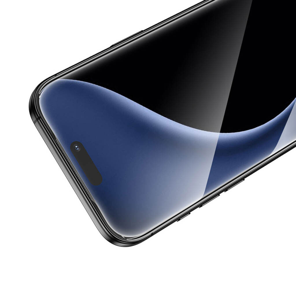 Захисне скло Apple iPhone 17 Pro, Hoco A888 Pro Bear, Чорний - № 4 Захисне скло Apple iPhone 17 Pro, Hoco A888 Pro Bear, Чорний - № 4