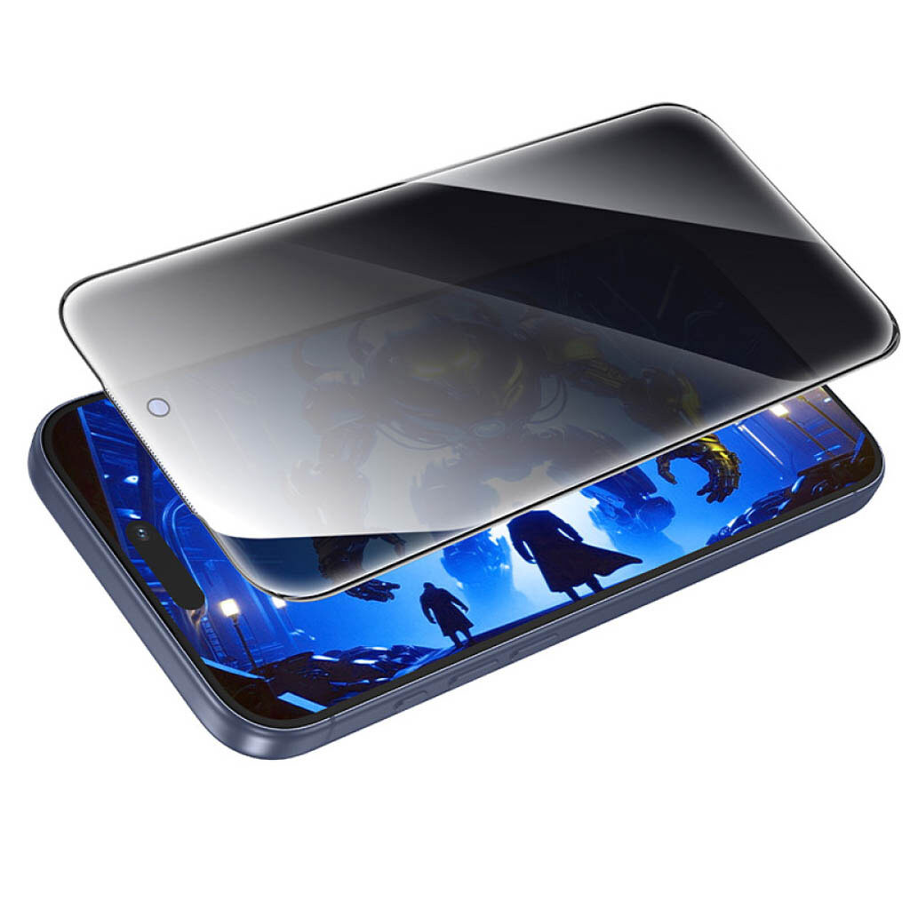 Защитное стекло Apple iPhone 14 Pro Max, Hoco A888 Plus Bear, Черный - № 3 Защитное стекло Apple iPhone 14 Pro Max, Hoco A888 Plus Bear, Черный - № 3
