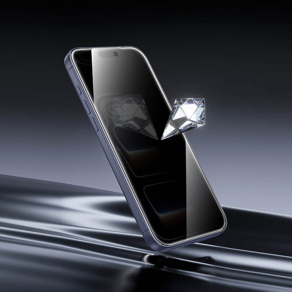 Защитное стекло Apple iPhone 14 Pro Max, Hoco A888 Plus Bear, Черный - № 8 Защитное стекло Apple iPhone 14 Pro Max, Hoco A888 Plus Bear, Черный - № 8