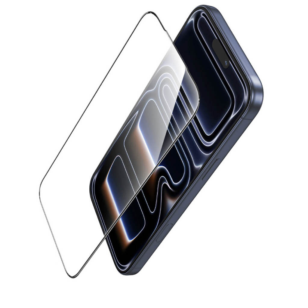 Защитное стекло Apple iPhone 14 Pro, Hoco A888 Bear, Черный - № 6 Защитное стекло Apple iPhone 14 Pro, Hoco A888 Bear, Черный - № 6